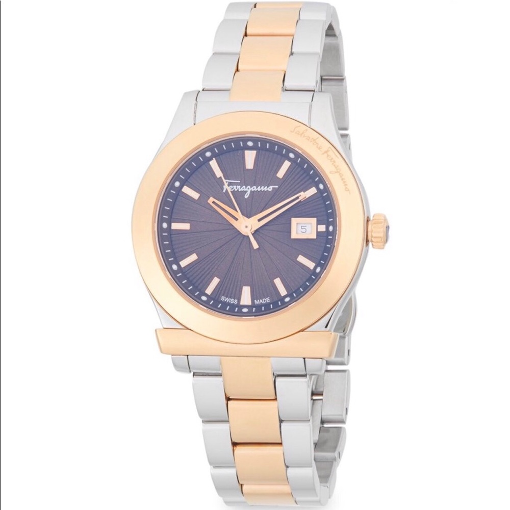 💯Authentic Salvatore Ferragamo Stainless Steel Watch